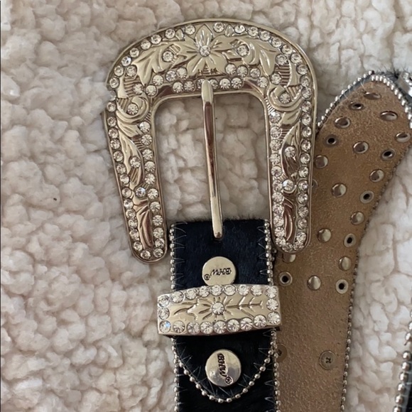 BHW women’s Black Cowhide Belt - Picture 4 of 5